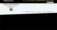 Desktop Screenshot of horanlawoffices.com